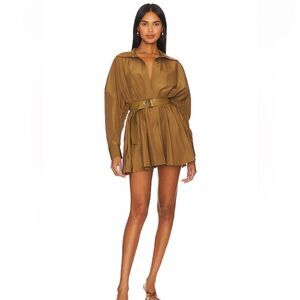 Norma Kamali Super Oversized Boyfriend Mini Shirtdress NWT